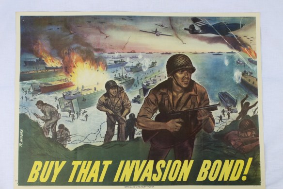 WW2 Buy That Invasion Bond D-Day Poster